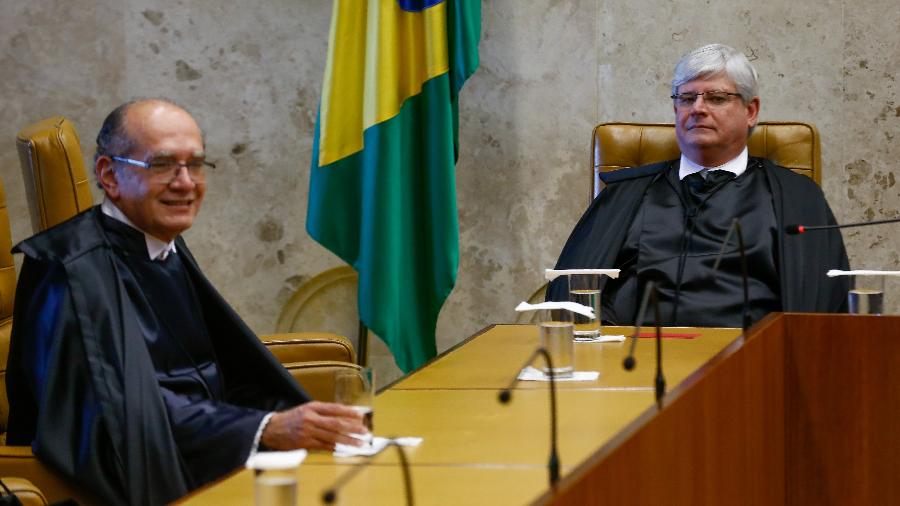 gilmar-mendes-a-esq-e-rodrigo-janot-a-dir-durante-sessao-no-stf-1569551745162_v2_900x506