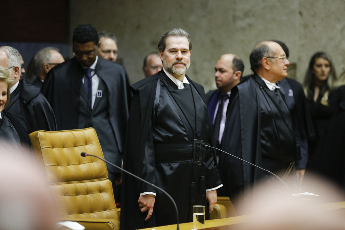 Sessão Solene de Posse dos Excelentíssimos Senhores - Brasília(DF), 17/09/2018Ministros Dias Toffoli e Luiz Fux nos cargos de Presidentee Vice-Presidente do Supremo Tribunal Federal