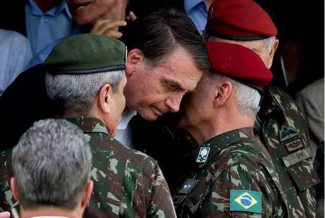 generais com bolsonaro