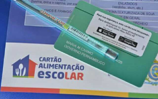 cartao alimentaçâo