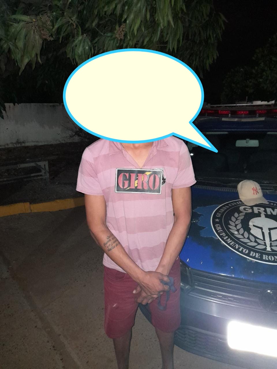MASCARADO PRESO