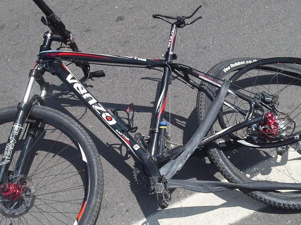 acidente ciclista