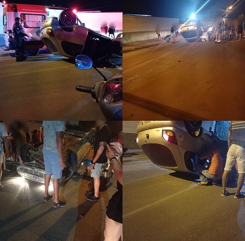 carro CAPOTA EM JUJU